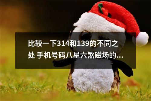 比较一下314和139的不同之处 手机号码八星六煞磁场的特点