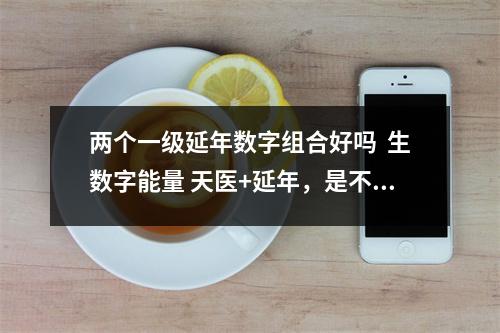 两个一级延年数字组合好吗  生数字能量 天医+延年，是不是旺财的老板组合？