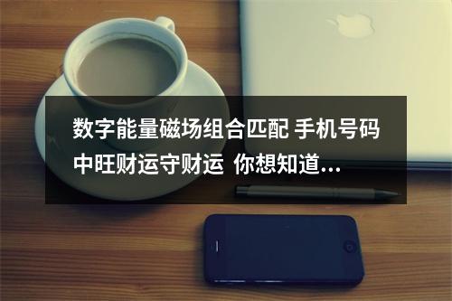 数字能量磁场组合匹配 手机号码中旺财运守财运  你想知道的秘密都藏在这个数字里七十三、八十四